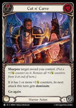 Cut n' Carve (Red) (Regular) - Compendium Of Rathe (Common) [PEN-054]