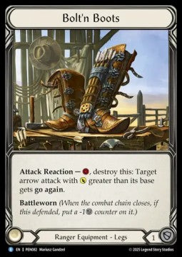 Bolt'n Boots (Cold Foil) - Compendium Of Rathe (Rare) [PEN-082]