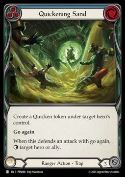 Quickening Sand (Rainbow Foil) - Compendium Of Rathe (Common) [PEN-088]