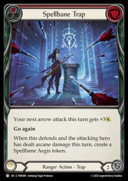 Spellbane Trap (Red) (Regular) - Compendium Of Rathe (Common) [PEN-089]