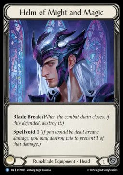 Helm of Might and Magic (Cold Foil) - Compendium Of Rathe (Rare) [PEN-093]