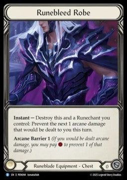 Runebleed Robe (Regular) - Compendium Of Rathe (Rare) [PEN-094]