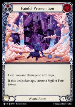 Painful Premonition (Red) (Regular) - Compendium Of Rathe (Common) [PEN-114]