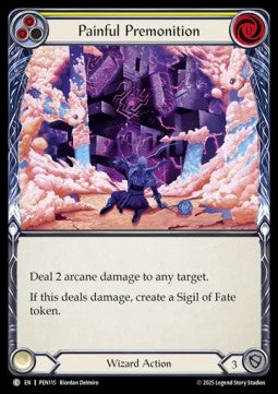 Painful Premonition (Yellow) (Regular) - Compendium Of Rathe (Common) [PEN-115]