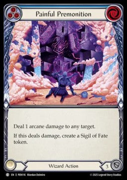 Painful Premonition (Blue) (Regular) - Compendium Of Rathe (Common) [PEN-116]