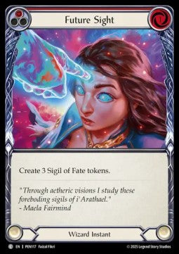 Future Sight (Red) (Rainbow Foil) - Compendium Of Rathe (Common) [PEN-117]