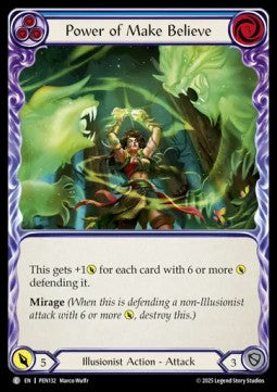 Power of Make Believe (Blue) (Rainbow Foil) - Compendium Of Rathe (Common) [PEN-132]