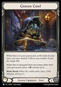 Graven Cowl (Cold Foil) - Compendium Of Rathe (Rare) [PEN-137]
