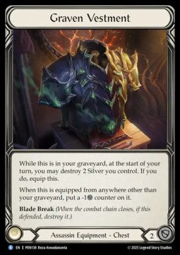 Graven Vestment (Regular) - Compendium Of Rathe (Rare) [PEN-138]