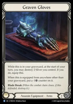 Graven Gloves (Regular) - Compendium Of Rathe (Rare) [PEN-139]