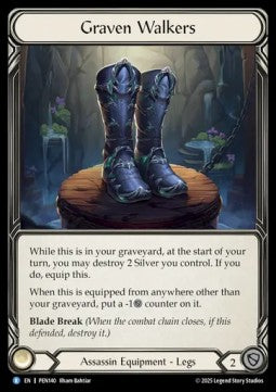 Graven Walkers (Cold Foil) - Compendium Of Rathe (Rare) [PEN-140]
