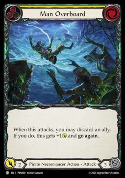 Man Overboard (Yellow) (Rainbow Foil) - Compendium Of Rathe (Common) [PEN-160]