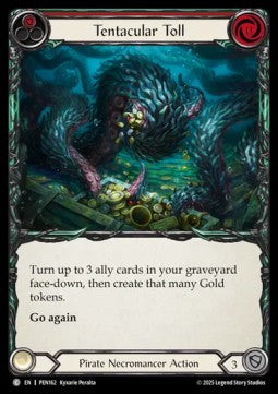 Tentacular Toll (Red) (Regular) - Compendium Of Rathe (Common) [PEN-162]