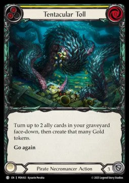 Tentacular Toll (Yellow) (Regular) - Compendium Of Rathe (Common) [PEN-163]