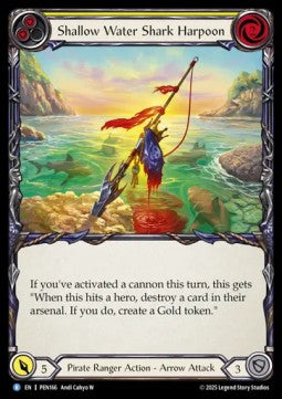 Shallow Water Shark Harpoon (Rainbow Foil) - Compendium Of Rathe (Rare) [PEN-166]