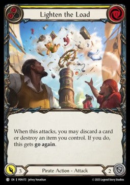 Lighten the Load (Yellow) (Regular) - Compendium Of Rathe (Common) [PEN-172]