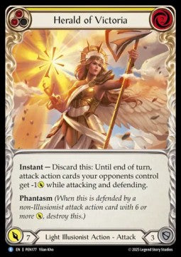 Herald of Victoria (Rainbow Foil) - Compendium Of Rathe (Rare) [PEN-177]