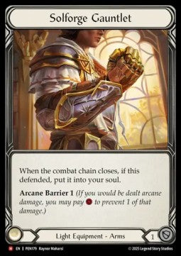 Solforge Gauntlet (Cold Foil) - Compendium Of Rathe (Majestic) [PEN-179]