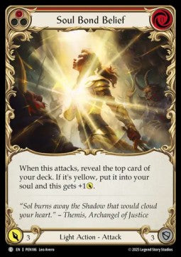Soul Bond Belief (Red) (Regular) - Compendium Of Rathe (Common) [PEN-186]