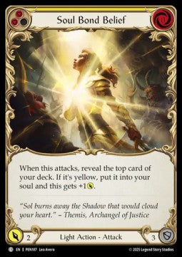 Soul Bond Belief (Yellow) (Regular) - Compendium Of Rathe (Common) [PEN-187]