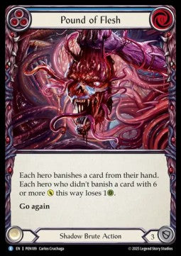 Pound of Flesh (Rainbow Foil) - Compendium Of Rathe (Rare) [PEN-189]