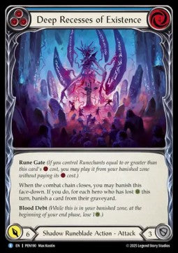 Deep Recesses of Existence (Rainbow Foil) - Compendium Of Rathe (Rare) [PEN-190]