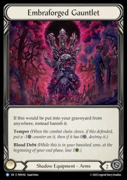 Embraforged Gauntlet (Cold Foil) - Compendium Of Rathe (Rare) [PEN-192]