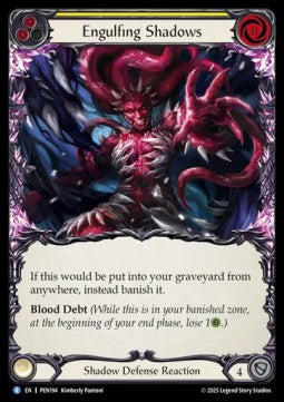 Engulfing Shadows (Rainbow Foil) - Compendium Of Rathe (Rare) [PEN-194]