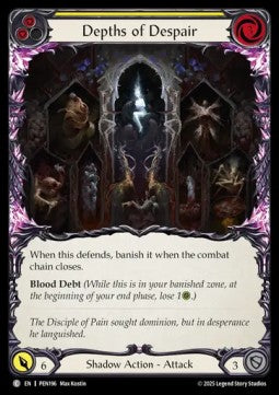 Depths of Despair (Yellow) (Rainbow Foil) - Compendium Of Rathe (Common) [PEN-196]