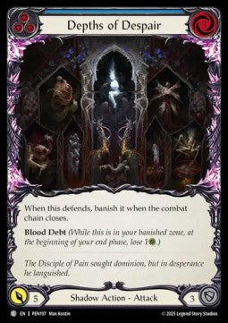 Depths of Despair (Blue) (Rainbow Foil) - Compendium Of Rathe (Common) [PEN-197]