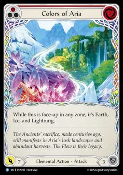 Colors of Aria (Rainbow Foil) - Compendium Of Rathe (Rare) [PEN-206]