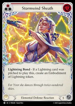 Stormwind Sheath (Rainbow Foil) - Compendium Of Rathe (Common) [PEN-209]