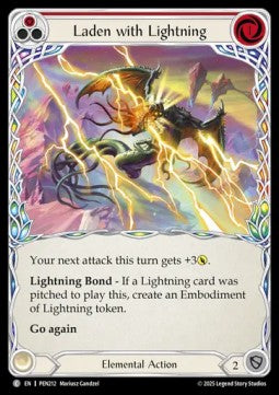 Laden with Lightning (Regular) - Compendium Of Rathe (Common) [PEN-212]