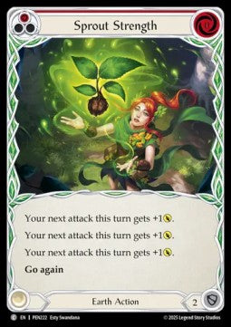 Sprout Strength (Red) (Regular) - Compendium Of Rathe (Common) [PEN-222]