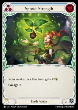 Sprout Strength (Blue) (Regular) - Compendium Of Rathe (Common) [PEN-224]