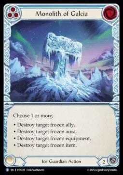 Monolith of Galcia (Regular) - Compendium Of Rathe (Rare) [PEN-225]