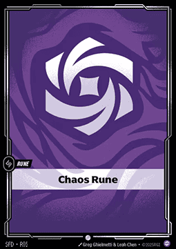 Chaos Rune (V.1 - Common) - Spiritforged (Common) [SFD-R05]