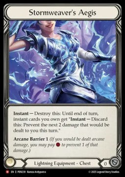 Stormweaver's Aegis (Regular) - Compendium Of Rathe (Majestic) [PEN-239]