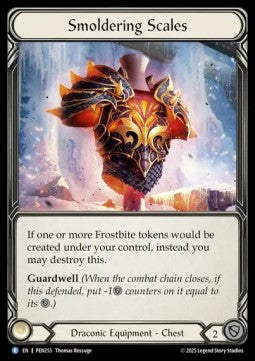 Smoldering Scales (Cold Foil) - Compendium Of Rathe (Rare) [PEN-253]