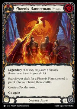 Phoenix Bannerman: Head (Rainbow Foil) - Compendium Of Rathe (Common) [PEN-257]