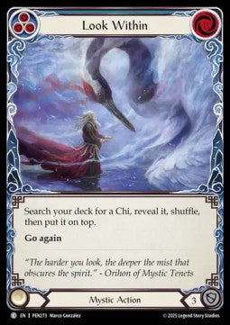 Look Within (Rainbow Foil) - Compendium Of Rathe (Common) [PEN-273]