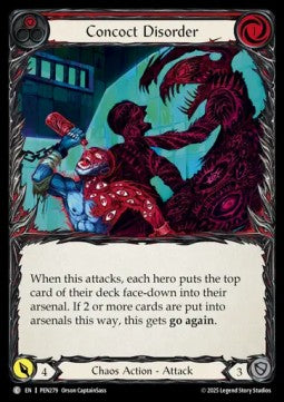 Concoct Disorder (Red) (Rainbow Foil) - Compendium Of Rathe (Common) [PEN-279]