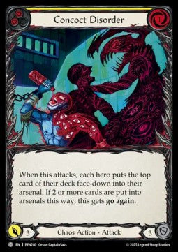 Concoct Disorder (Yellow) (Rainbow Foil) - Compendium Of Rathe (Common) [PEN-280]
