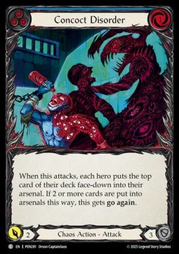 Concoct Disorder (Blue) (Rainbow Foil) - Compendium Of Rathe (Common) [PEN-281]