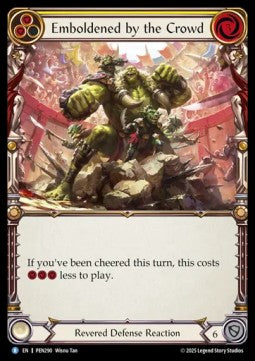 Emboldened by the Crowd (Rainbow Foil) - Compendium Of Rathe (Rare) [PEN-290]