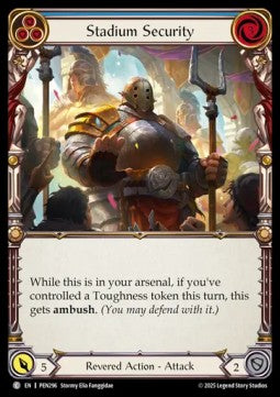 Stadium Security (Blue) (Regular) - Compendium Of Rathe (Common) [PEN-296]