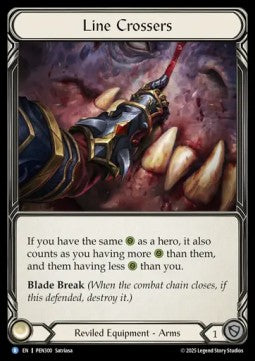 Line Crossers (Cold Foil) - Compendium Of Rathe (Rare) [PEN-300]