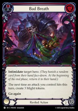 Bad Breath (Red) (Rainbow Foil) - Compendium Of Rathe (Common) [PEN-306]
