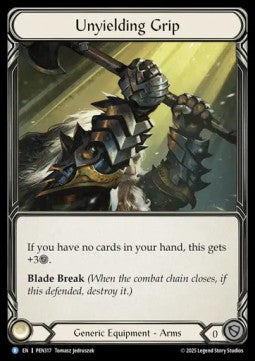 Unyielding Grip (Cold Foil) - Compendium Of Rathe (Rare) [PEN-317]