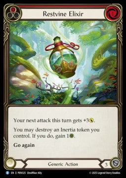 Restvine Elixir (Rainbow Foil) - Compendium Of Rathe (Rare) [PEN-325]